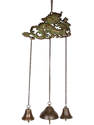 Dragon with Hanging Bells from Bhutan