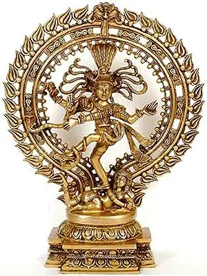 19" Nataraja In Brass | Handmade | Made In India
