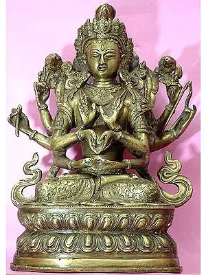 Tibetan Buddhist Deity Eight-Armed Chenrezig