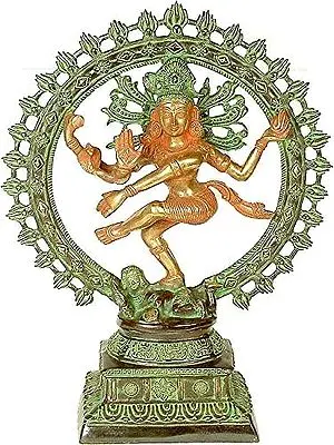 21" Nataraja In Brass | Handmade | Made In India
