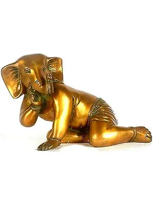 10" A Movement Frozen in Time In Brass | Handmade | Made In India