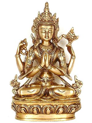 (Tibetan Buddhist Deity) Four-Armed Avalokiteshvara