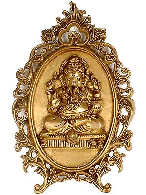 Lord Ganesha Decorative Altar Wall Hanging