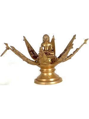 Lord Mahavir in Lotus