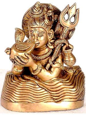 6" Neelkantha In Brass | Handmade | Made In India