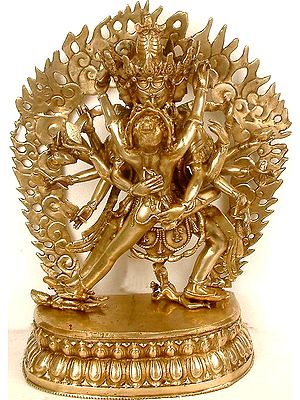 Large Size Paramasukha-Chakrasamvara and Vajravarahi