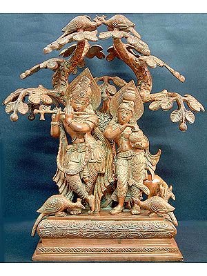 Radha and Krishna Under 'Kadamba'