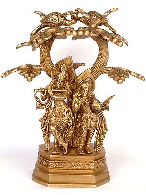 Radha Krishna Under the Kadamba Tree