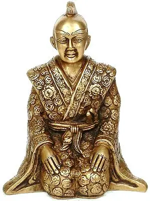7" Samurai In Brass | Handmade | Made In India