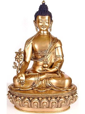 19" The Dharma of Healing In Brass | Handmade | Made In India