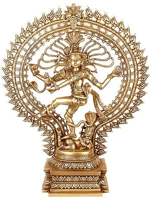 28" Shiva Nataraja Brass Statue | Handmade | Made in India