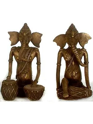Two Ganeshas - Two Drums