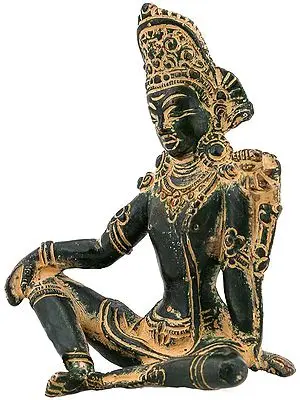 Seated Tara, Hand Rested On A Raised Knee