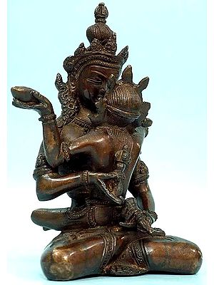 Vajrasattva with his Consort Ghantapani