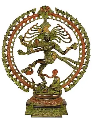 20" Shiva as Nataraja Idol| Handmade Brass Statue