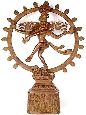 21" Nataraja In Brass | Handmade | Made In India