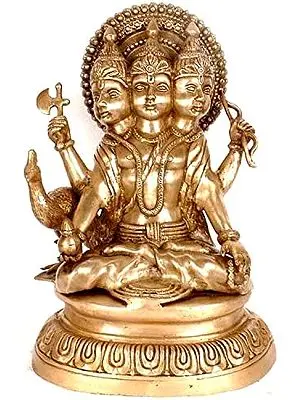 14" Karttikeya In Brass | Handmade | Made In India