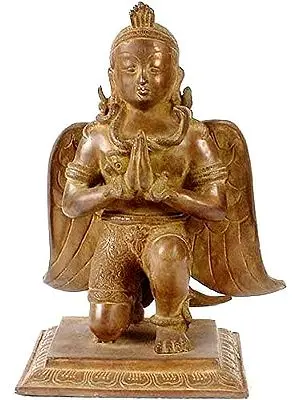 10" The Human-Bird In Brass | Handmade | Made In India