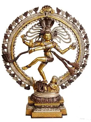 22" Nataraja In Brass | Handmade | Made In India