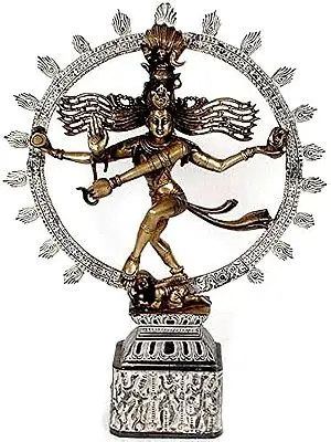22" Nataraja In Brass | Handmade | Made In India