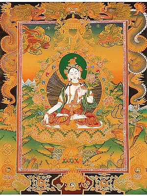 A Fine Portrait of Goddess White Tara