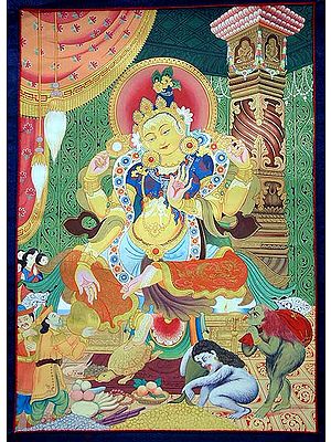 A Newari Representation of Vasudhara