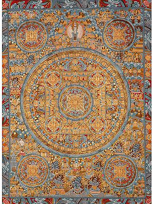 A Rare Large Mandala of the Buddha