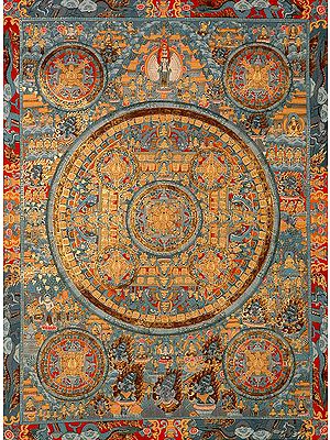 A Rare Large Mandala of the Buddha