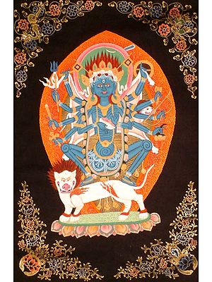 A Strange and Rare Image of Kali