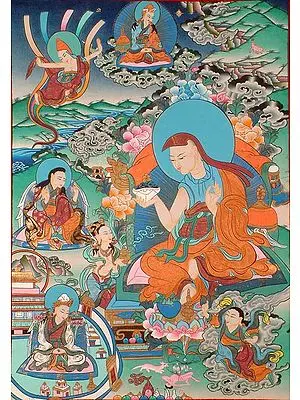 Padmasambhava as Monk Indrasena (The Manifestations of Guru Padmasambhava)