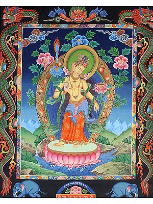 Bodhisattva Manjushri in Feminine Form