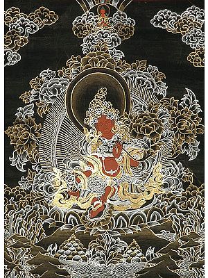 Brown Tara with Long-Life Vase