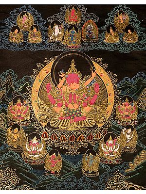 Chenrezig in Yab Yum (A Rare Manifestation)