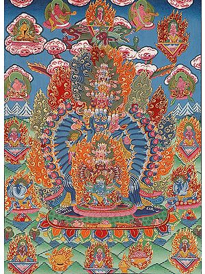 Cosmic Wrath (Vishvarupa of Heruka in Yab Yum)