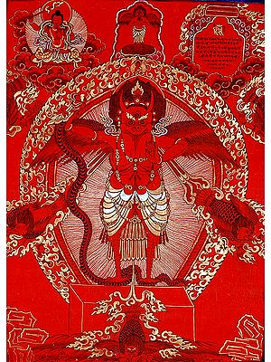 Garuda (Red Thangka)