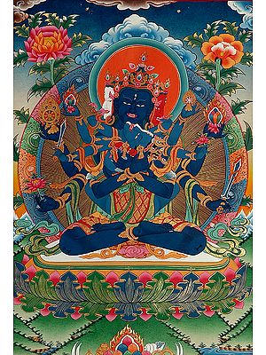 Guhyasamaja Akshobhya in Yab-Yum