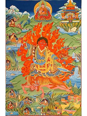 Guru Padmasambhava as Dorje Drolo (Who Took Buddhism to Bhutan)