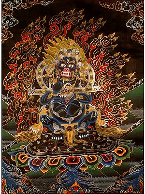 Mahakala's Vow to Protect Buddhist Monasteries