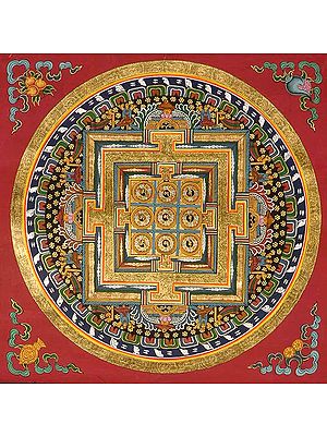 Mandala of Auspicious Syllabled Mantra
