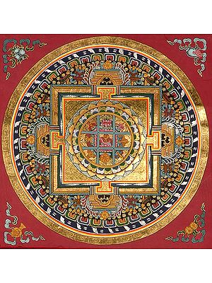 Mandala with Symbols of Guhyasamaja Akshobhyavajra