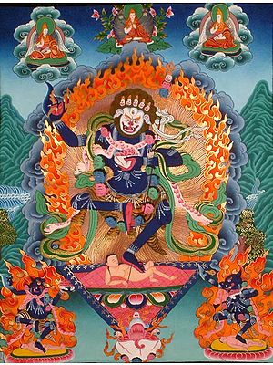 Padmasambhava as Simhamukha Dakini