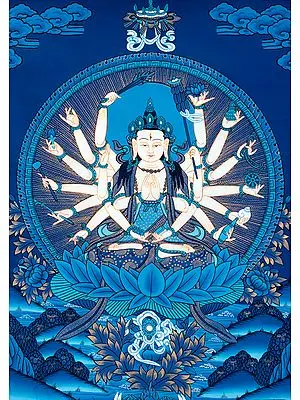 Japanese Durga (Juntei Kannon or Chandi)