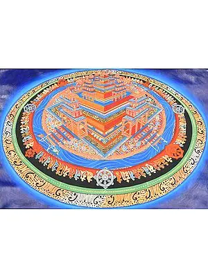 Three Dimensional Kalachakra Mandala - Tibetan Buddhist