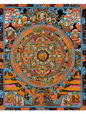 The Buddha Mandala -Tibetan Buddhist