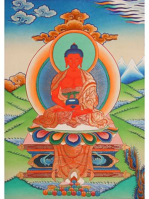 Tibetan Buddhist Deity Amitabha Buddha