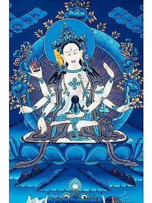 Tibetan Buddhist Deity Ushnishavijaya