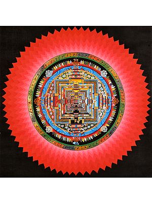 Tibetan Buddhist Kalachakra Mandala