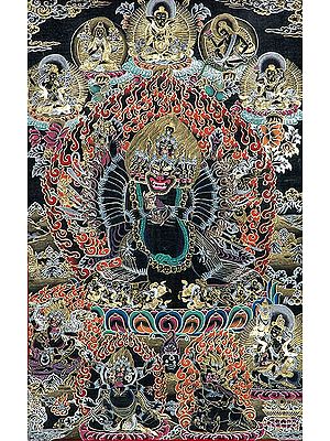 The Black Yamantaka Ekavira  Wrathful Emanation of Manjushri