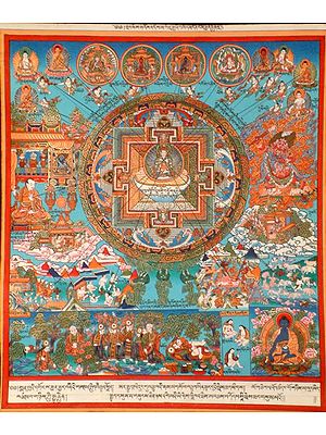 The Cosmos of Healing (Tibetan Medicinal Painting)