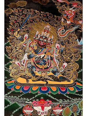 The Four Boons of Mahakala (Chatur-bhuja Mahakala - mGon po phyag bzhi pa)